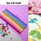 2340 Sheets Folding Stars Paper Strips Double Sided Lucky Colorful Stars 25 Colors Decoration Folding Paper for Thanksgiving Christmas Gifts Crafting Supplies, School Teaching, DIY Projects